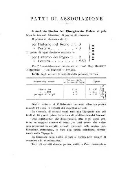 Archivio storico del Risorgimento umbro (1796-1870)