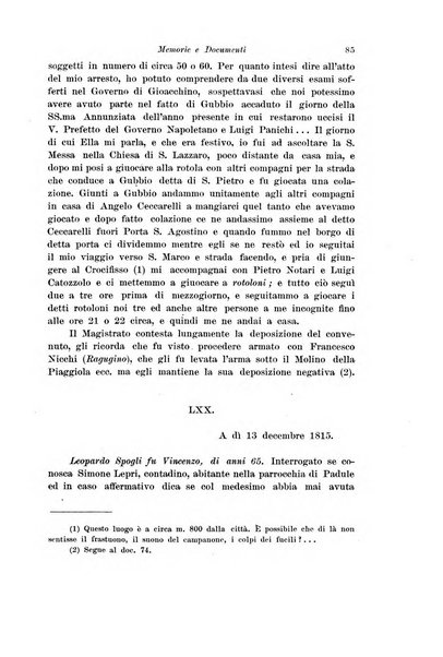 Archivio storico del Risorgimento umbro (1796-1870)