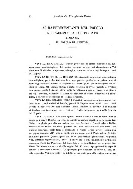 Archivio storico del Risorgimento umbro (1796-1870)