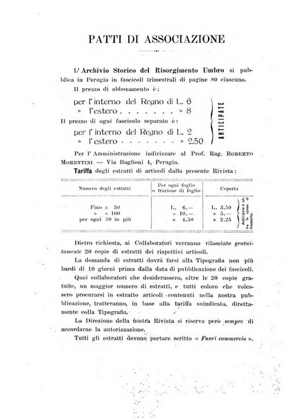 Archivio storico del Risorgimento umbro (1796-1870)