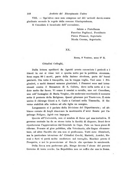 Archivio storico del Risorgimento umbro (1796-1870)