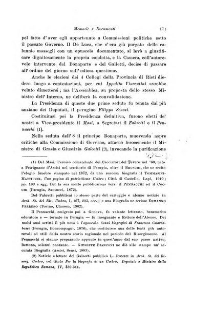 Archivio storico del Risorgimento umbro (1796-1870)