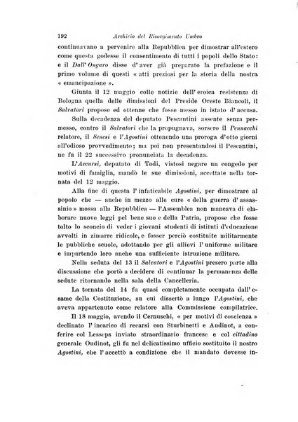 Archivio storico del Risorgimento umbro (1796-1870)