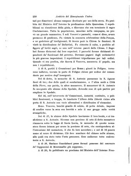 Archivio storico del Risorgimento umbro (1796-1870)