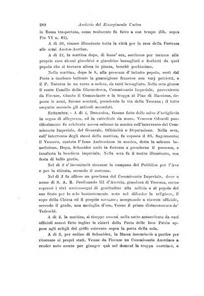 Archivio storico del Risorgimento umbro (1796-1870)