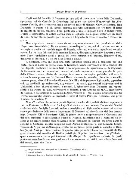 Archivio storico per la Dalmazia pubblicazione mensile