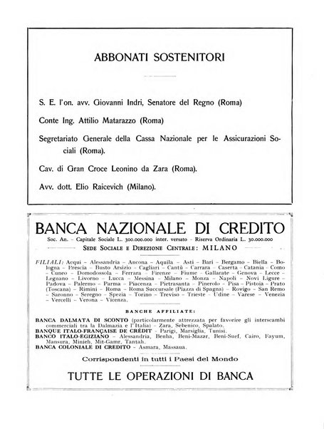 Archivio storico per la Dalmazia pubblicazione mensile