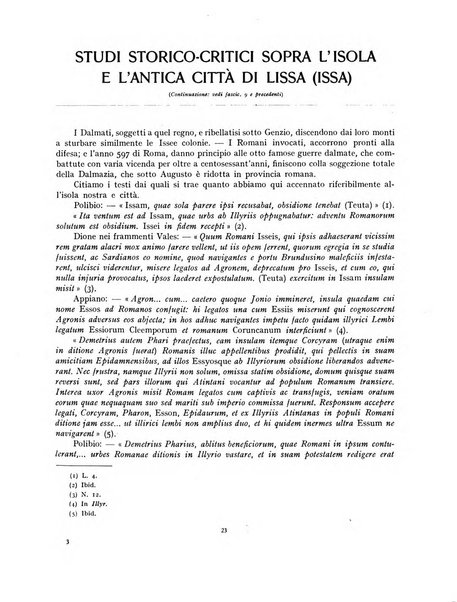 Archivio storico per la Dalmazia pubblicazione mensile