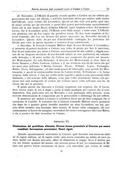 Archivio storico per la Dalmazia pubblicazione mensile