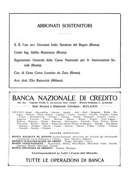 Archivio storico per la Dalmazia pubblicazione mensile