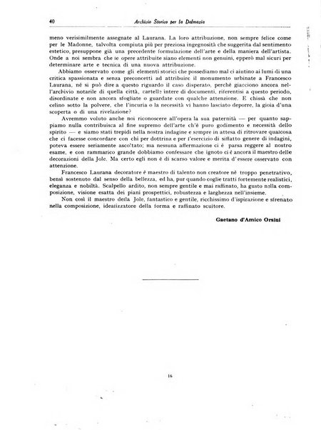 Archivio storico per la Dalmazia pubblicazione mensile