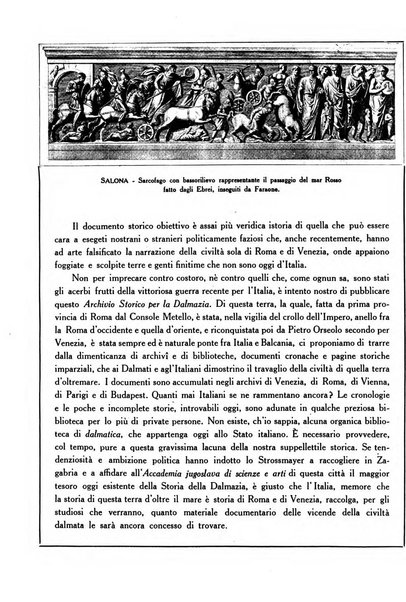 Archivio storico per la Dalmazia pubblicazione mensile