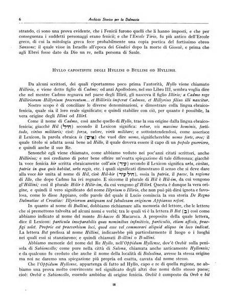 Archivio storico per la Dalmazia pubblicazione mensile