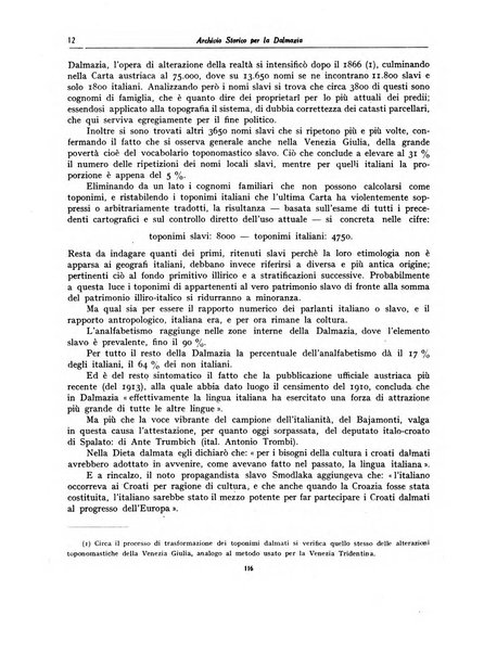 Archivio storico per la Dalmazia pubblicazione mensile