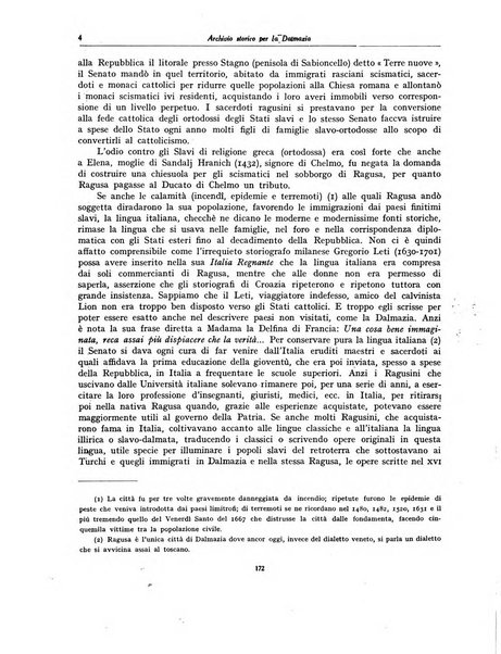 Archivio storico per la Dalmazia pubblicazione mensile