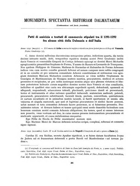 Archivio storico per la Dalmazia pubblicazione mensile