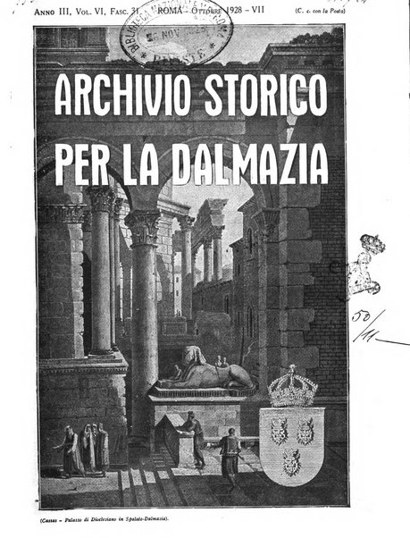 Archivio storico per la Dalmazia pubblicazione mensile
