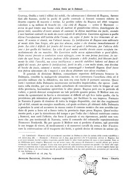 Archivio storico per la Dalmazia pubblicazione mensile