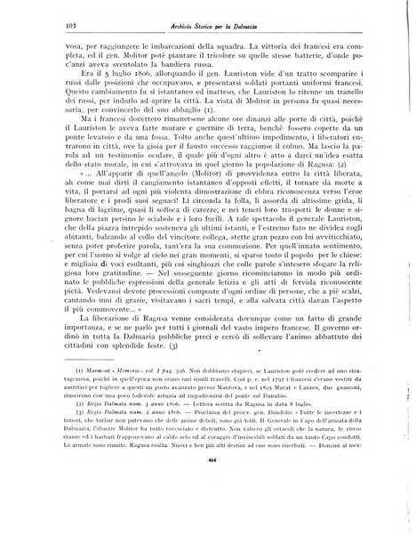 Archivio storico per la Dalmazia pubblicazione mensile