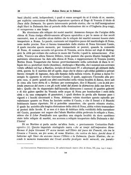 Archivio storico per la Dalmazia pubblicazione mensile