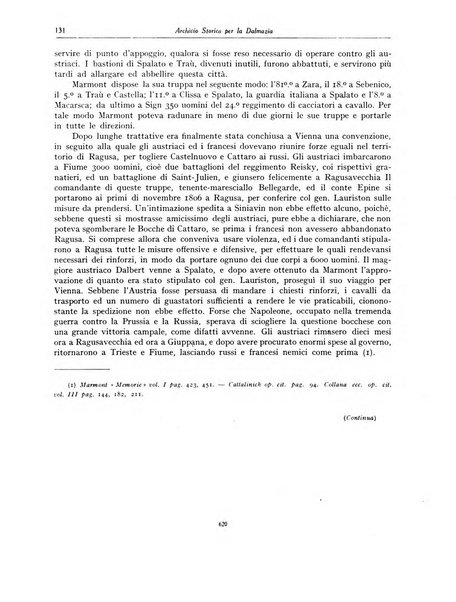 Archivio storico per la Dalmazia pubblicazione mensile