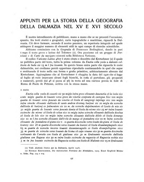 Archivio storico per la Dalmazia pubblicazione mensile