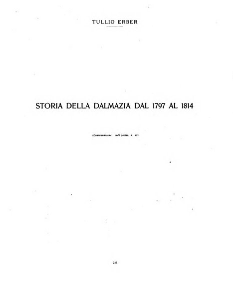 Archivio storico per la Dalmazia pubblicazione mensile