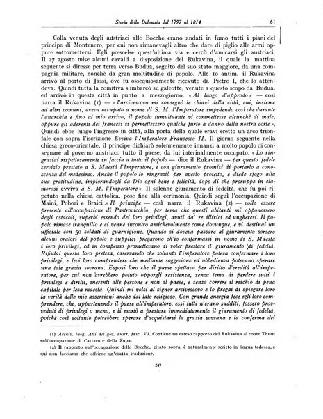 Archivio storico per la Dalmazia pubblicazione mensile