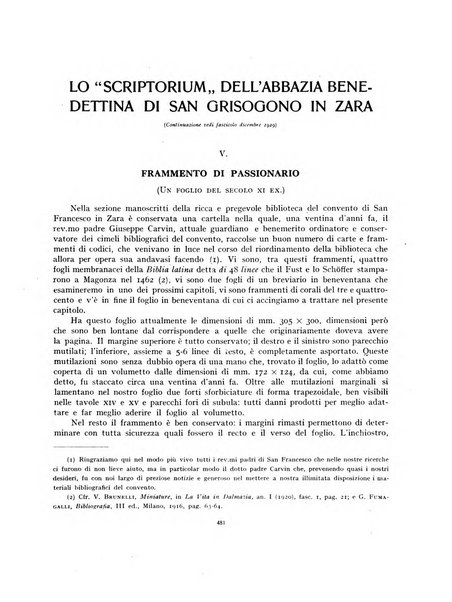 Archivio storico per la Dalmazia pubblicazione mensile