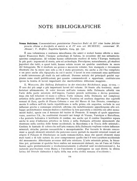 Archivio storico per la Dalmazia pubblicazione mensile