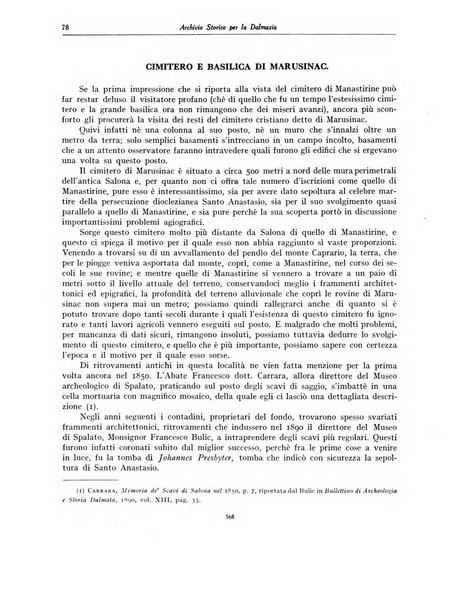 Archivio storico per la Dalmazia pubblicazione mensile