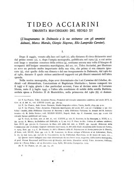 Archivio storico per la Dalmazia pubblicazione mensile