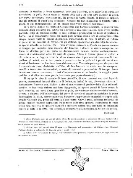 Archivio storico per la Dalmazia pubblicazione mensile