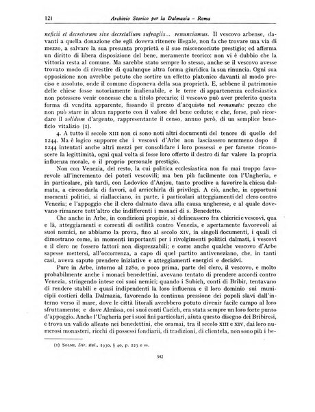 Archivio storico per la Dalmazia pubblicazione mensile