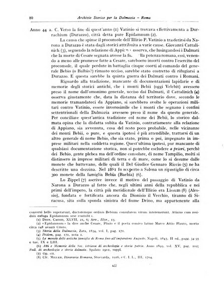 Archivio storico per la Dalmazia pubblicazione mensile