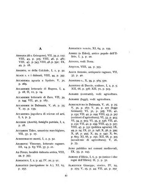 Archivio storico per la Dalmazia pubblicazione mensile