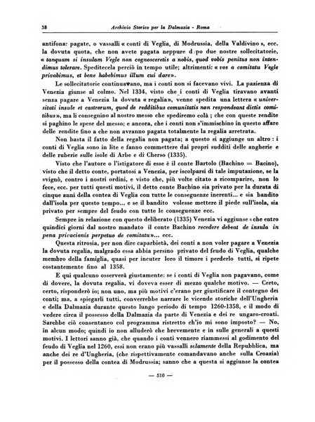 Archivio storico per la Dalmazia pubblicazione mensile