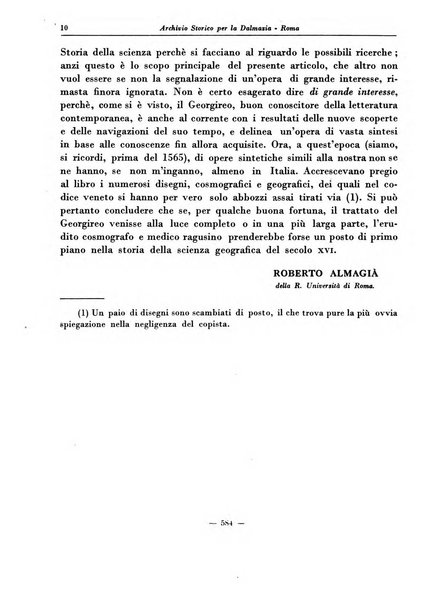 Archivio storico per la Dalmazia pubblicazione mensile