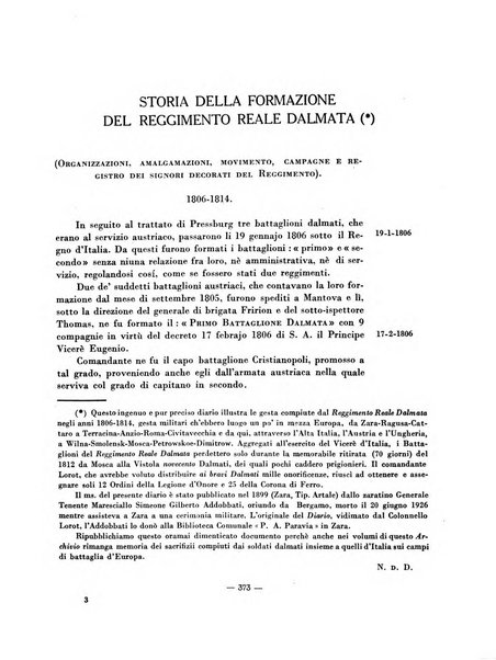 Archivio storico per la Dalmazia pubblicazione mensile