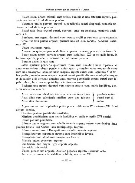 Archivio storico per la Dalmazia pubblicazione mensile