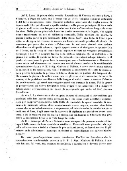 Archivio storico per la Dalmazia pubblicazione mensile