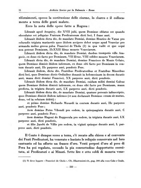 Archivio storico per la Dalmazia pubblicazione mensile