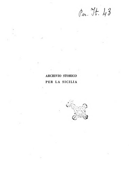 Archivio storico per la Sicilia