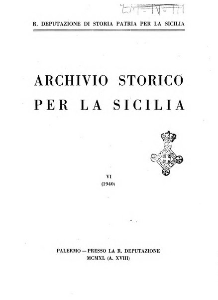 Archivio storico per la Sicilia