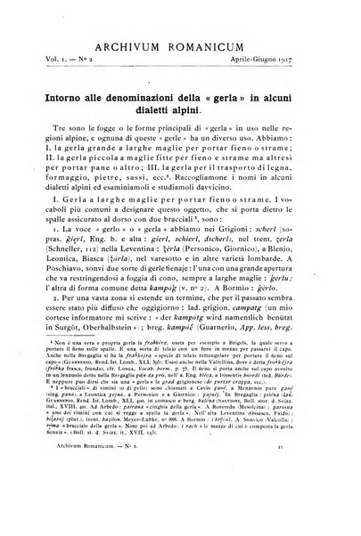 Archivum romanicum nuova rivista di filologia romanza