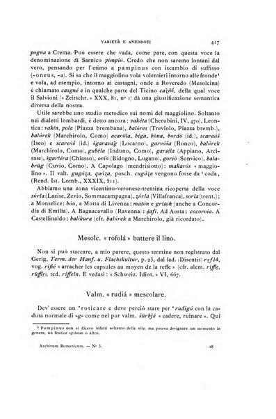 Archivum romanicum nuova rivista di filologia romanza