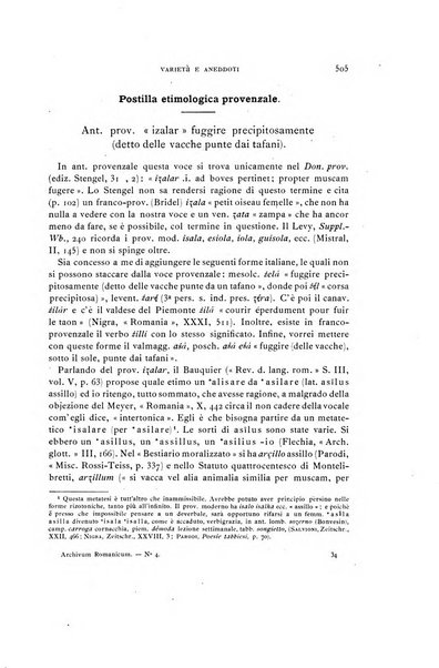 Archivum romanicum nuova rivista di filologia romanza