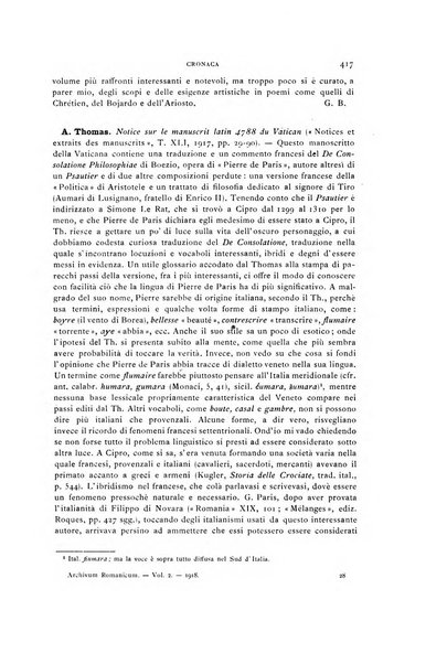 Archivum romanicum nuova rivista di filologia romanza