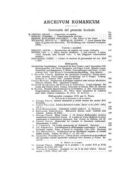 Archivum romanicum nuova rivista di filologia romanza