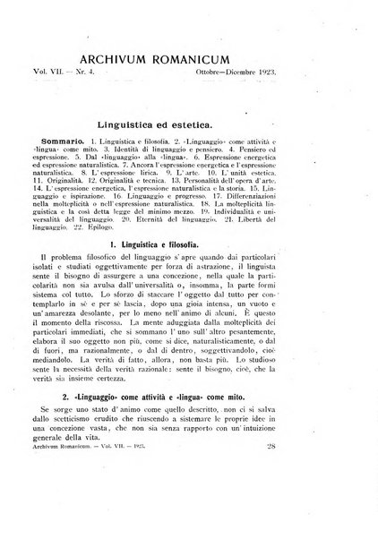 Archivum romanicum nuova rivista di filologia romanza